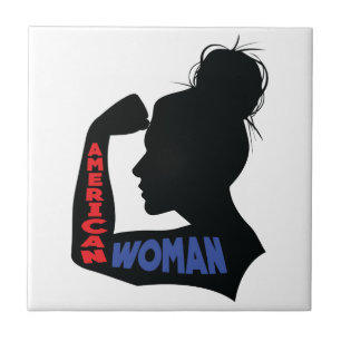 Carreau Femme américaine