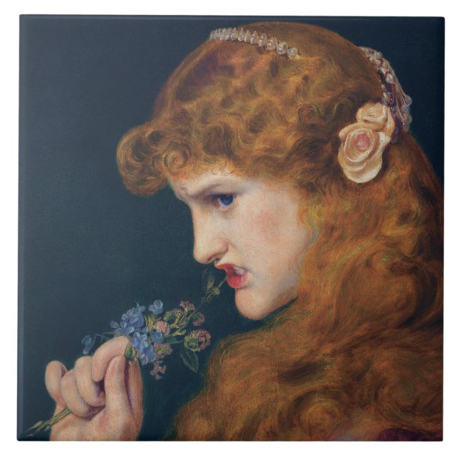 Carreau Femme aux cheveux roux (Ombre de l'amour) (Divorce (Devant)