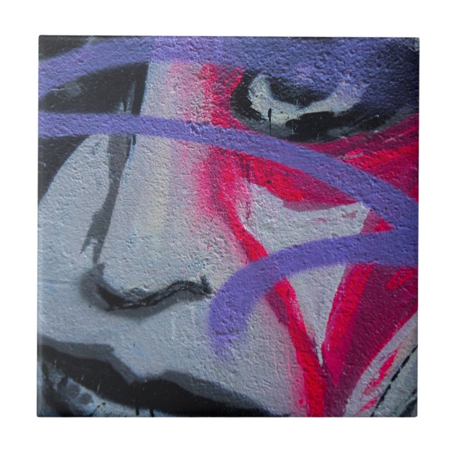 Carreau Femme de graffiti (Devant)