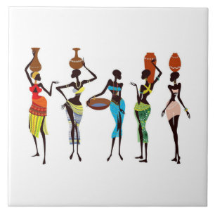 Carreau femmes tribales africaines