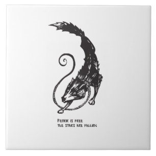 Carreau Fenrir Fenris est un chien libre de la mythologie