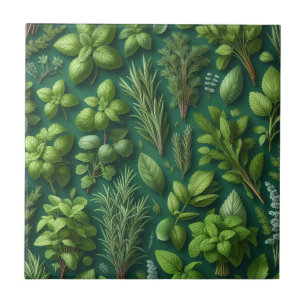 Carreau Ferme d'herbes rustiques Décoration de cuisine en 