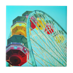 Carreau Ferris Wheel at Père Noël Monica Pier, Californie