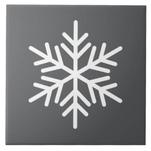 Carreau Festin Blanc Nordique Fluge Sur Gris Moderne