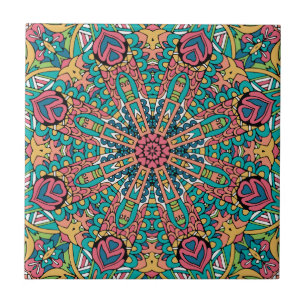 Carreau Festival Boho Mandala   