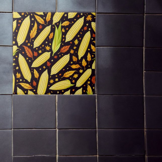Carreau Fête de la récolte du Motif de maïs Automne (Créateur téléchargé)