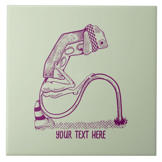 Carreau Feu de circulation déprimé (Devant)