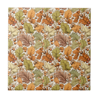 Carreau Feuille d'automne Berry de William Morris vintage