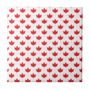 Carreau Feuille d'érable rouge
