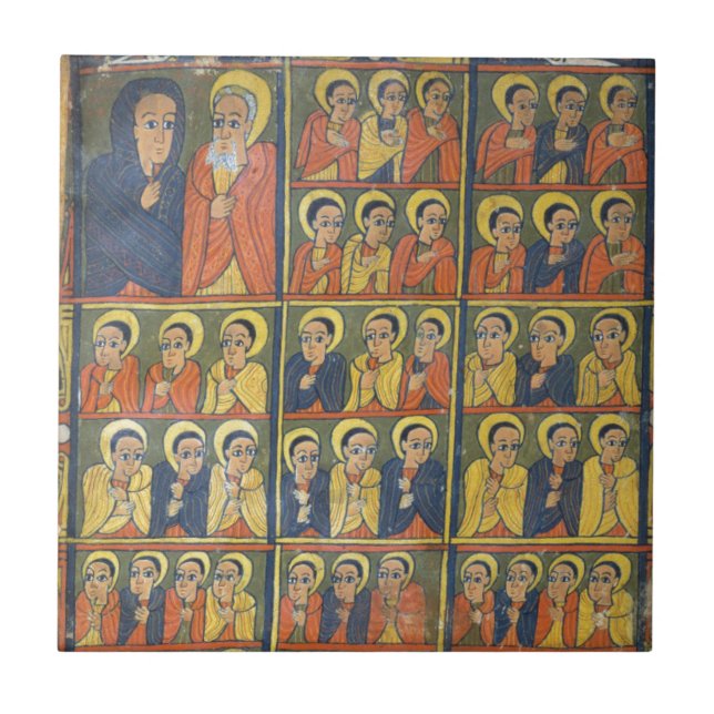 Carreau Feuille des évangiles de Gunda Gunde (Devant)