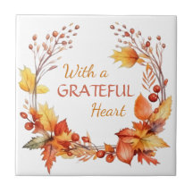 Feuilles d'automne du coeur gracieux
