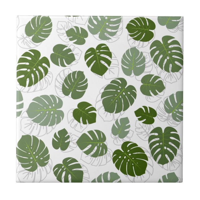 Carreau Feuilles Monstera (Devant)