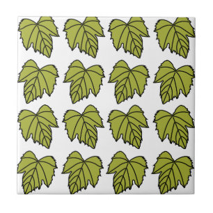 Carreau Feuilles Vertes de Vigne de Raisin