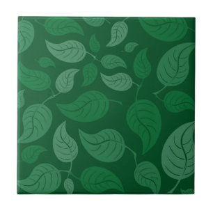 Carreau Feuilles verts