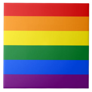 Carreau Fière Fierté Arc-en-ciel Drapeau Carrelage en c