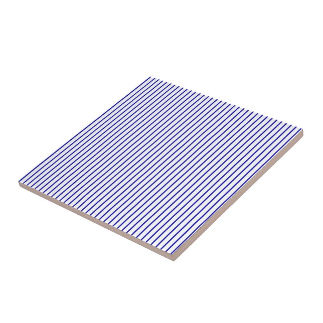 Carreau Filet blanc bleu-foncé (Côté)