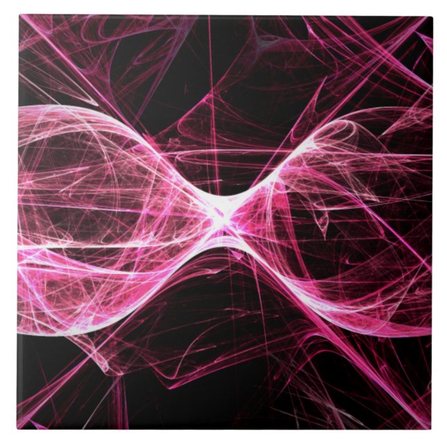 Carreau Fille Punk Rock Rose Energy Waves (Devant)