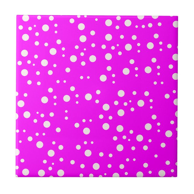 Carreau Fille solide rose Fuchsia Mur | Clair rose (Devant)
