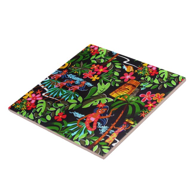 Carreau Filles hawaïennes (Côté)