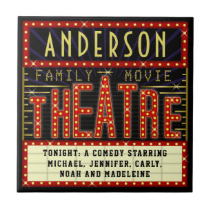 Carreau Film Theatre Marquee Home Cinéma   Personnalisé