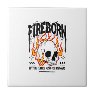 Carreau Fireborn Skull Urban Streetwear