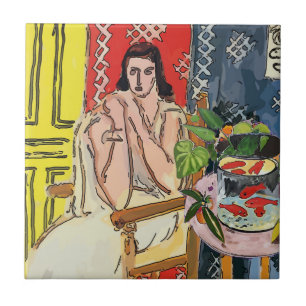 Carreau Fish Bowl sur la table,