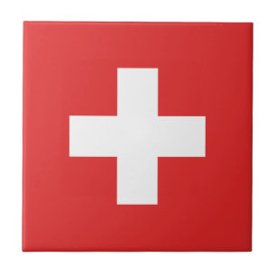 Carreau Flag of Switzerland - Suisse - Suisse - Svizzera