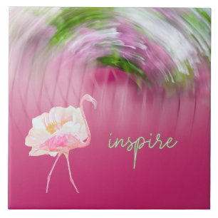 Carreau Flamant rose rose Inspiration Dire Inspirer Citati