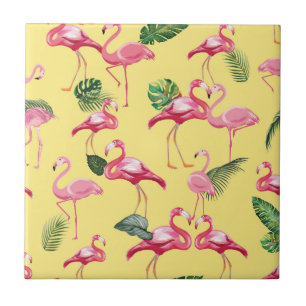 Carreau Flamants roses Love Motif 3