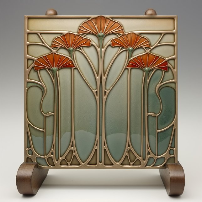 Carreau Fleur Art Nouveau [Set 2/4] (Créateur téléchargé)