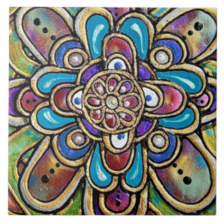 Carreau Fleur Artsy Country