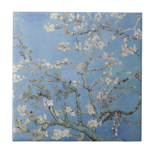 Carreau Fleur d'amande de Van Gogh, Art Floral Vintage