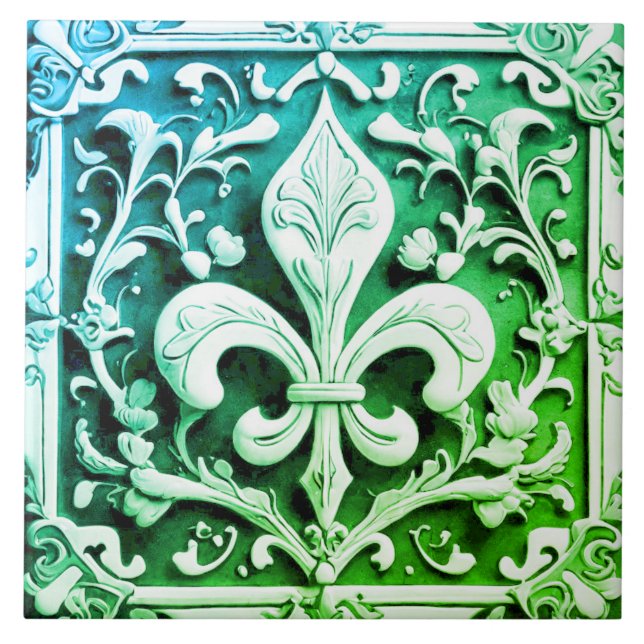Carreau Fleur de Lis (Devant)