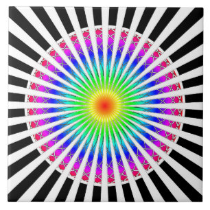 Carreau Fleur hypnotique