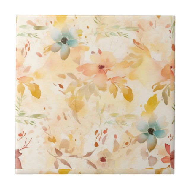 Carreau Fleur Pastel Esprit Libre (Devant)