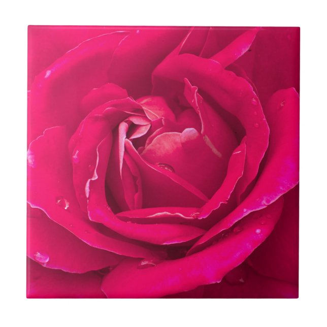 Carreau Fleur rose (Devant)