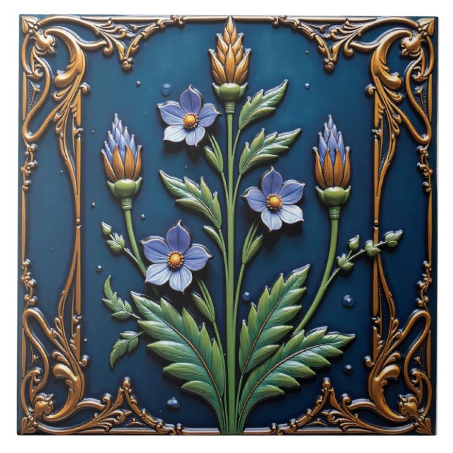 Carreau Fleur Starlight Deco (Devant)