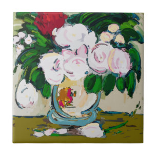 Carreau Fleurs Abstraites