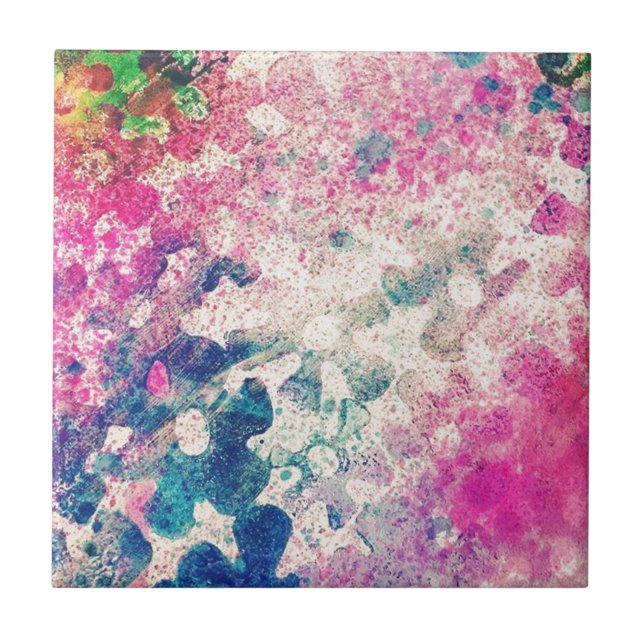 Carreau Fleurs Abstraites (Devant)