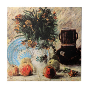 Carreau Fleurs, Café et Fruit de Vincent van Gogh