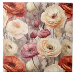 Carreau Fleurs de crème bourguignonne