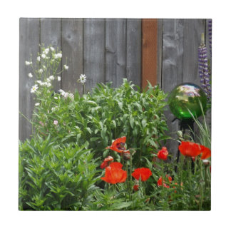 Carreau Fleurs de jardin à la barrière