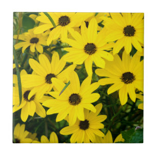 Carreau Fleurs Jaunes Lumineuses