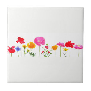 Carreau fleurs sauvages