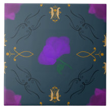 Fleurs vives en violet - décoration d'intérieur ch