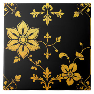 Carreau Floral Elegant Luxury Collection Populaire