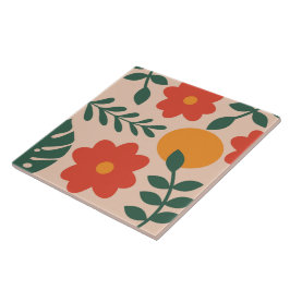 Carreau Floral multicolore