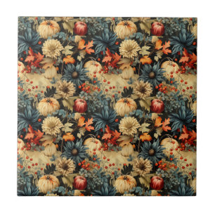 Carreau Floral Thanksgiving Motif Vintage (12)