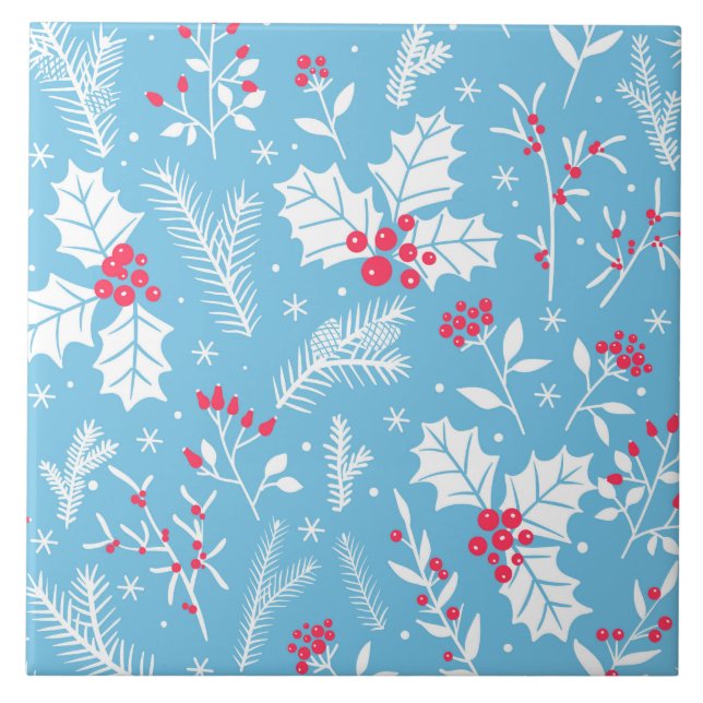 Carreau Flore hivernale 2 (Devant)