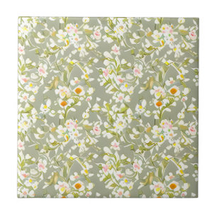 Carreau Flore Motif Fleurs Primrose